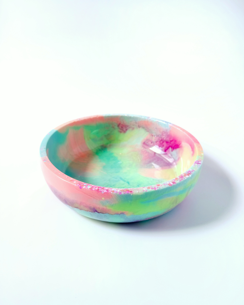 Mint Sorbet Resin Bowl