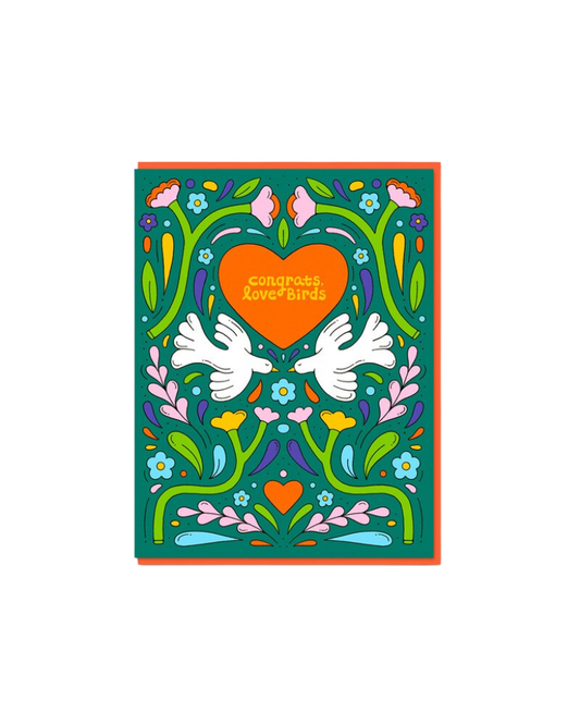 Congrats Love Birds Card