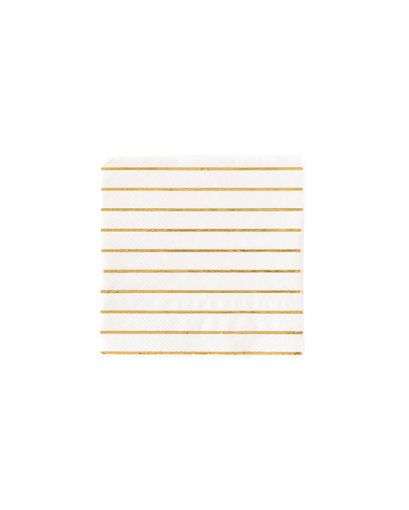 Gold Striped Napkins