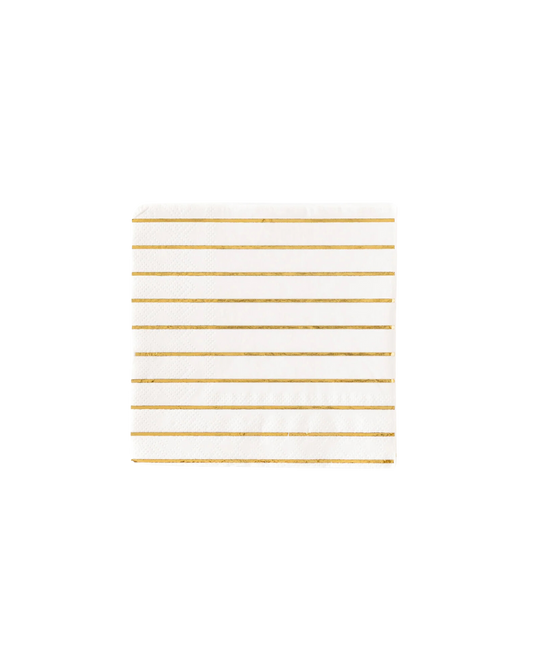 Gold Striped Napkins