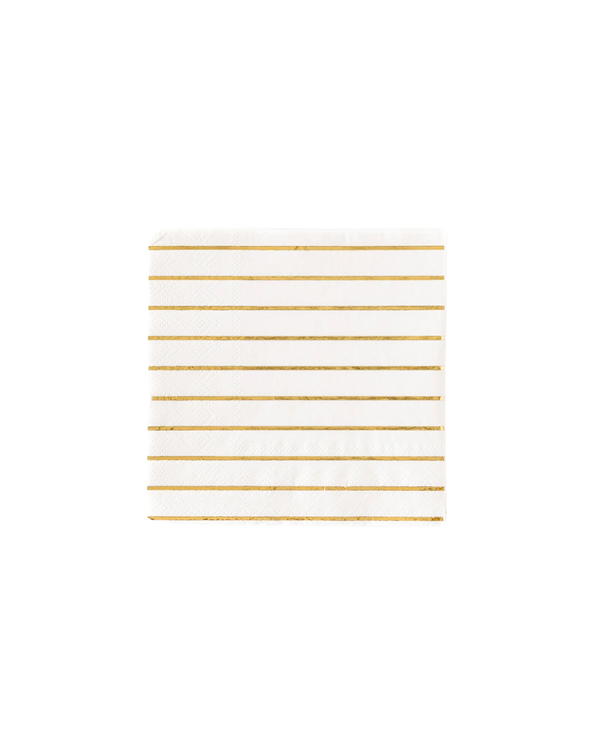 Gold Striped Napkins