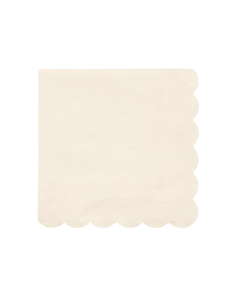 Cream Large Napkins