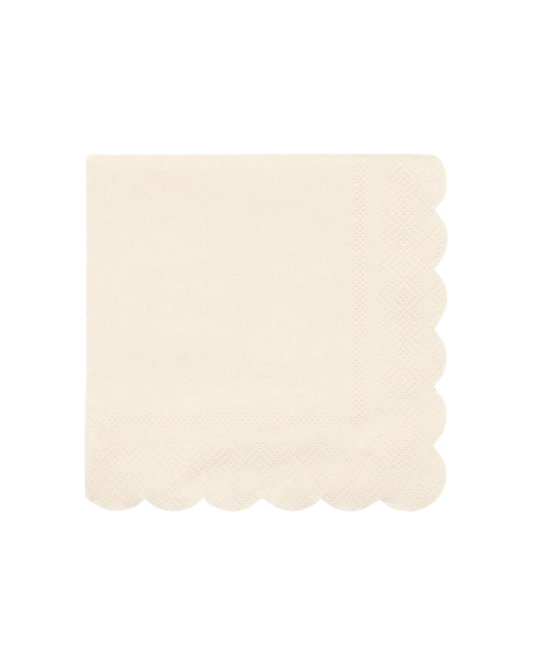 Cream Large Napkins