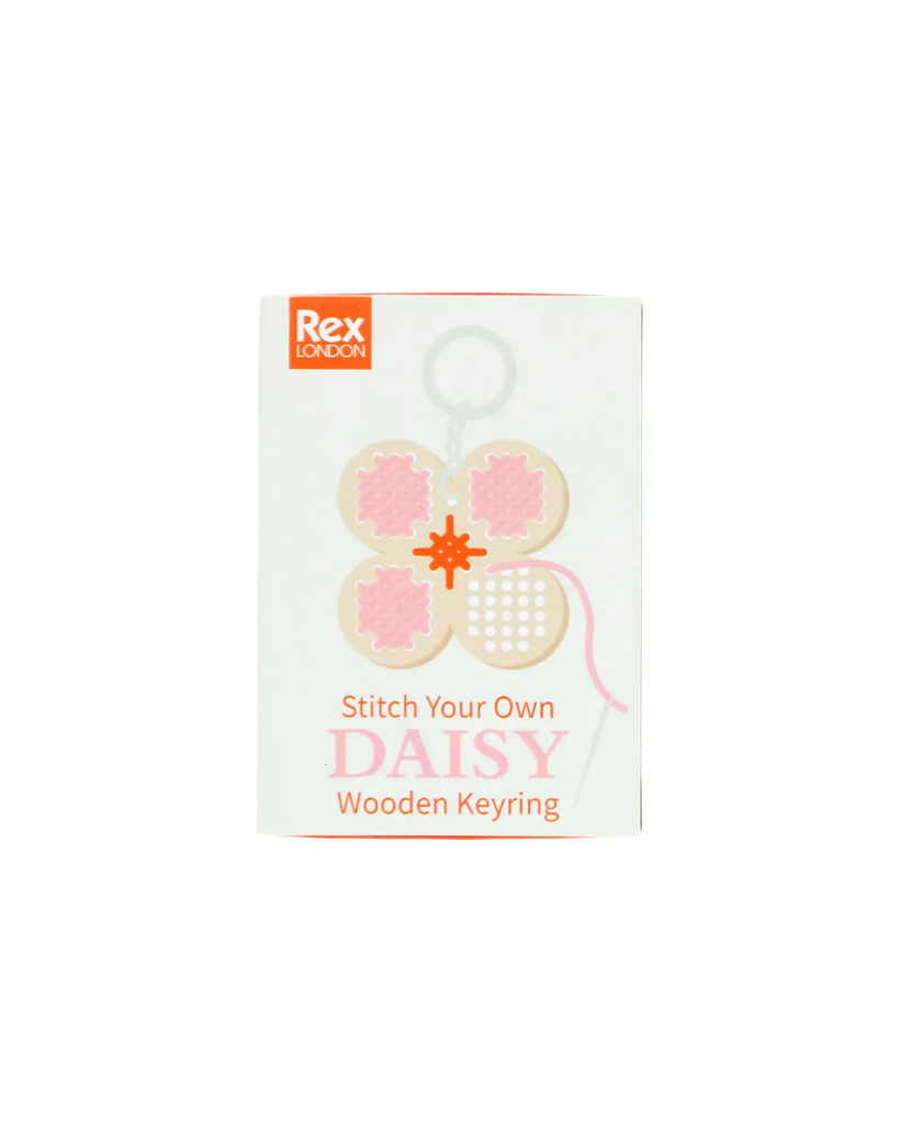 Stitch Your Own Daisy Keyring