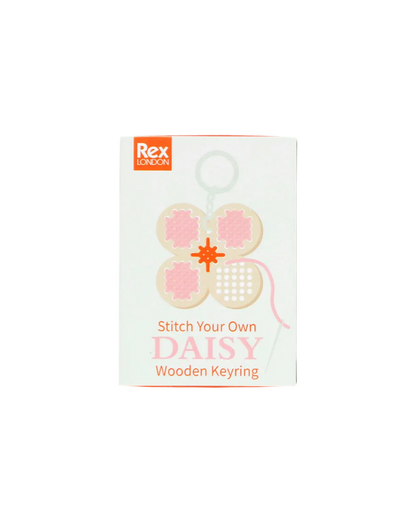 Stitch Your Own Daisy Keyring
