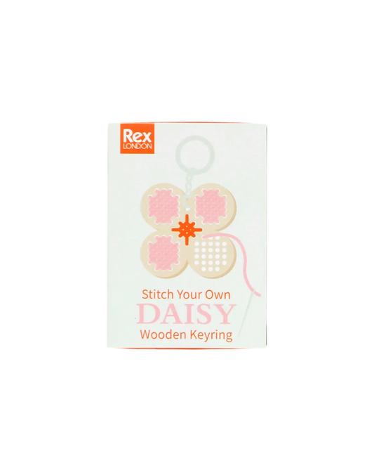 Stitch Your Own Daisy Keyring