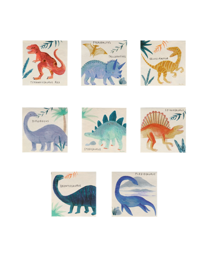 Dinosaur Kingdom Small Napkins
