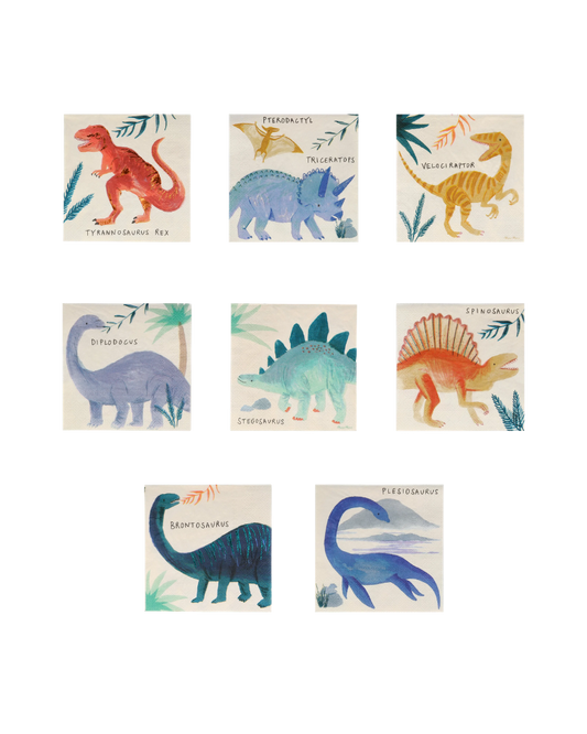 Dinosaur Kingdom Small Napkins