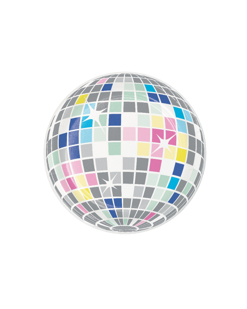 Small Disco Ball Paper Plates (NPC)