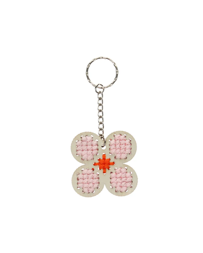 Stitch Your Own Daisy Keyring