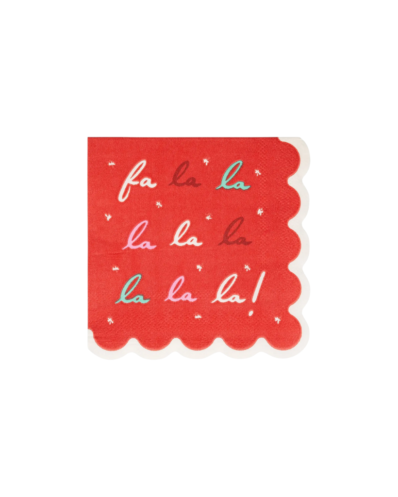 Fa La La La La Cocktail Napkins