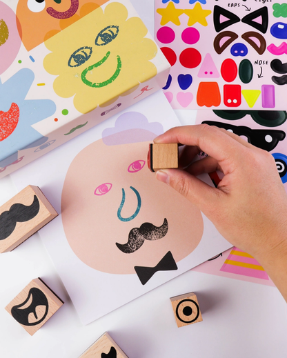 Cool Faces Stamp Kit