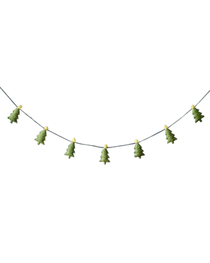 Felt Christmas Tree Garland