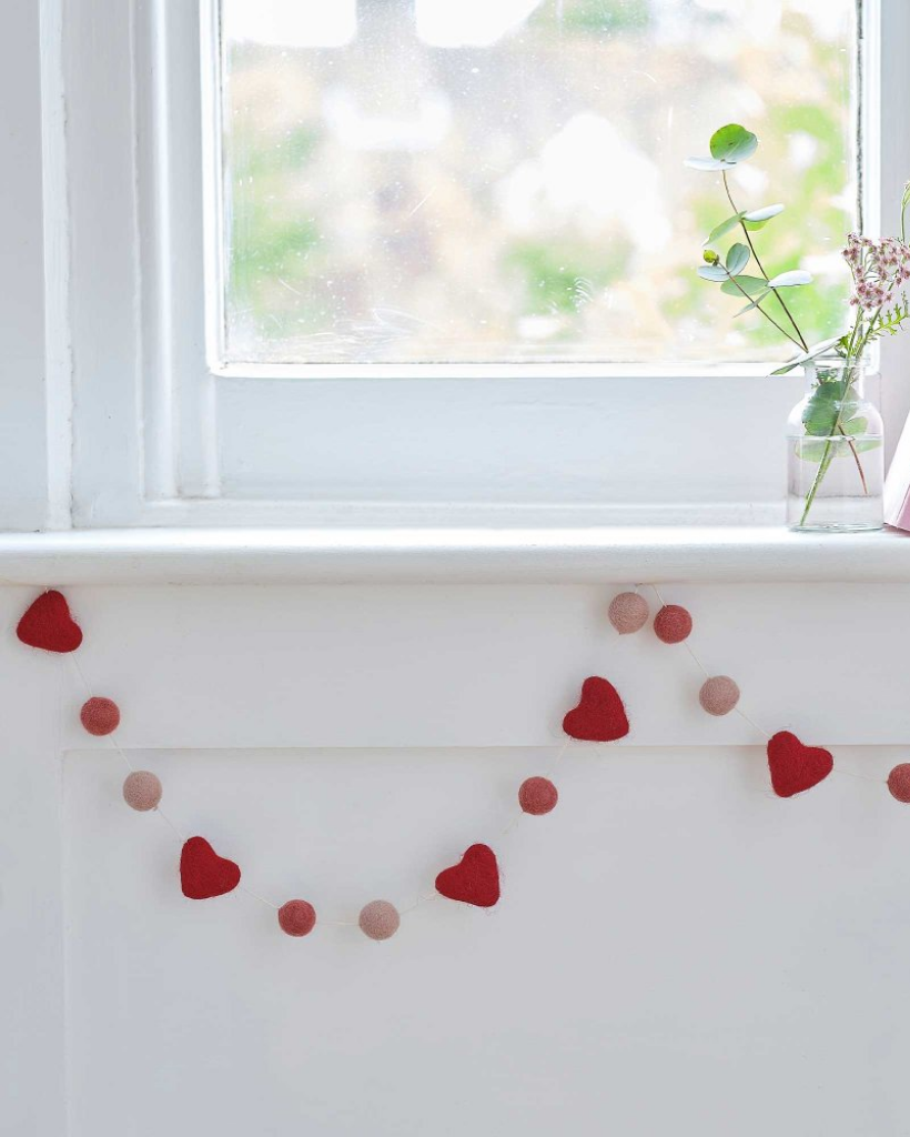 Felt Heart Bunting