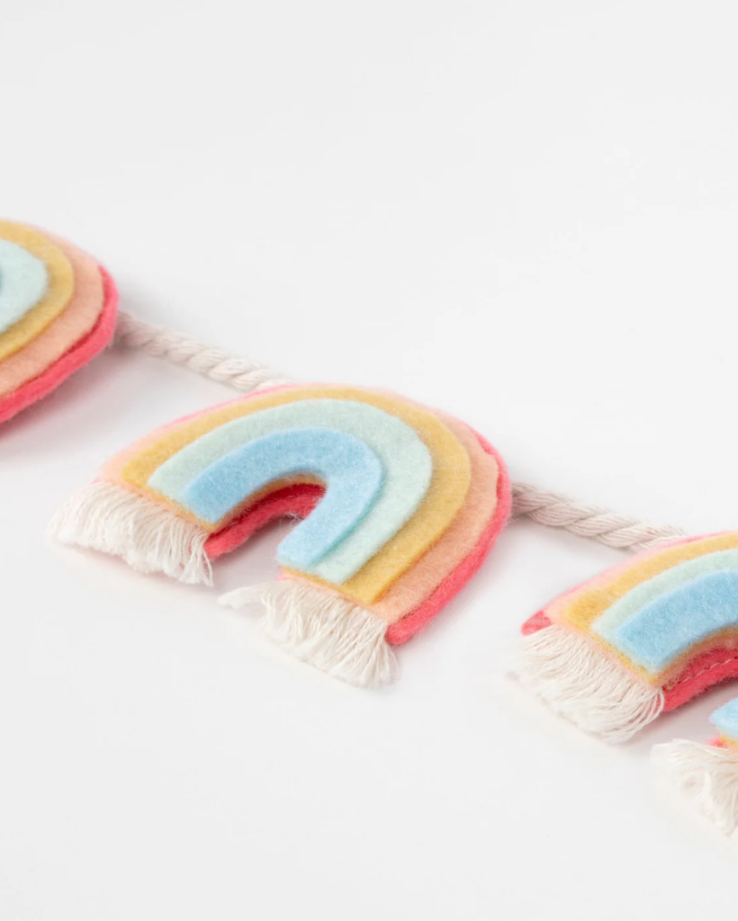 Felt Rainbow Garland