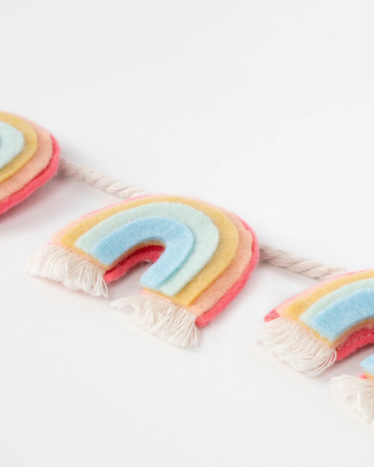 Felt Rainbow Garland