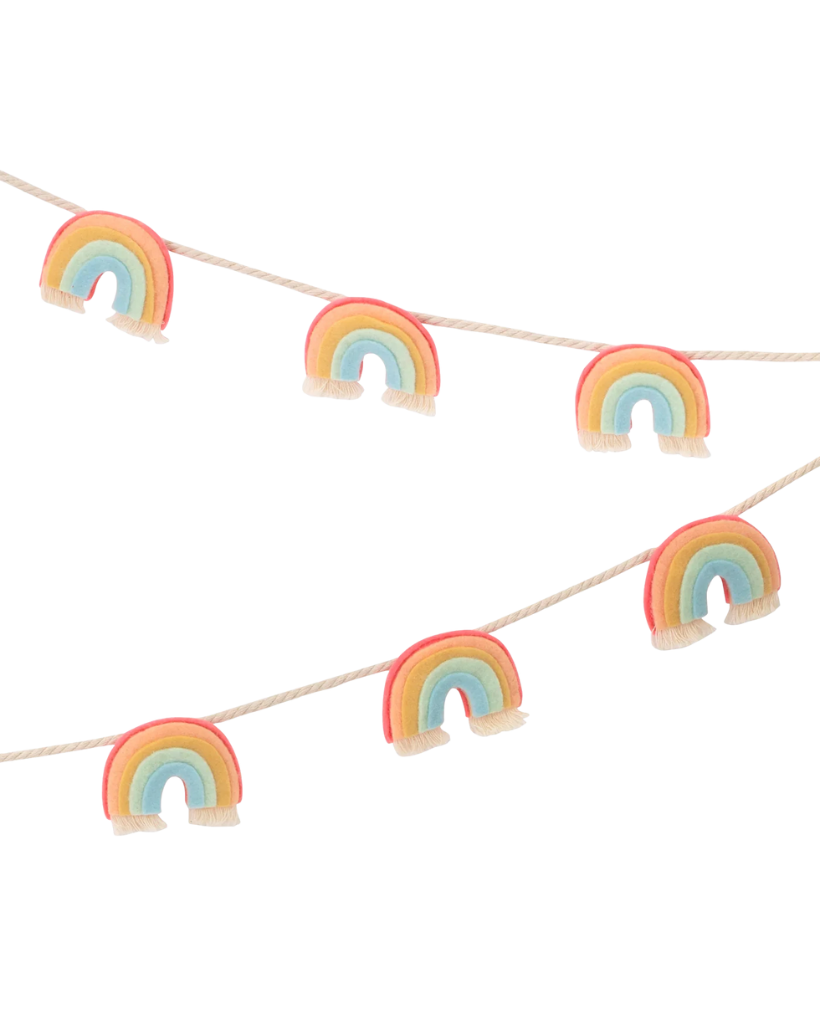 Felt Rainbow Garland