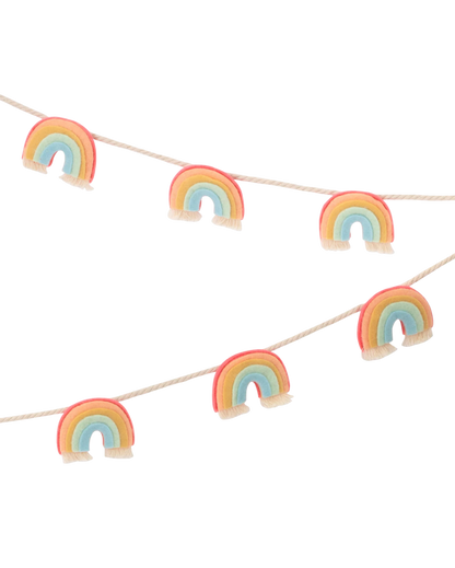 Felt Rainbow Garland