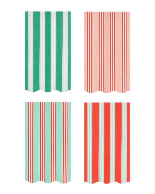 Festive Stripe Napkins