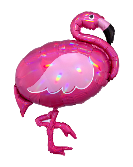 Flamingo Foil Balloon Filled with Helium