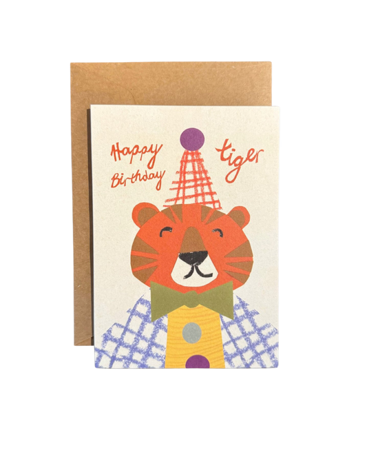 Happy Birthday Tiger Card