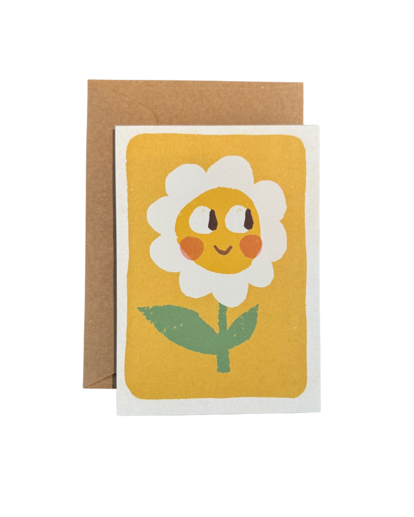 Happy Yellow Flower Card