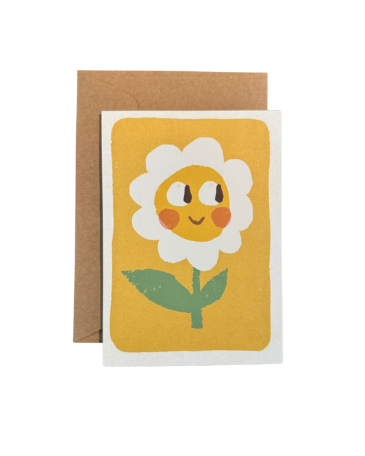 Happy Yellow Flower Card