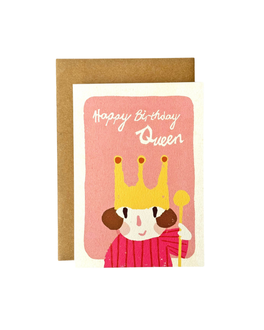 Happy Birthday Queen Card