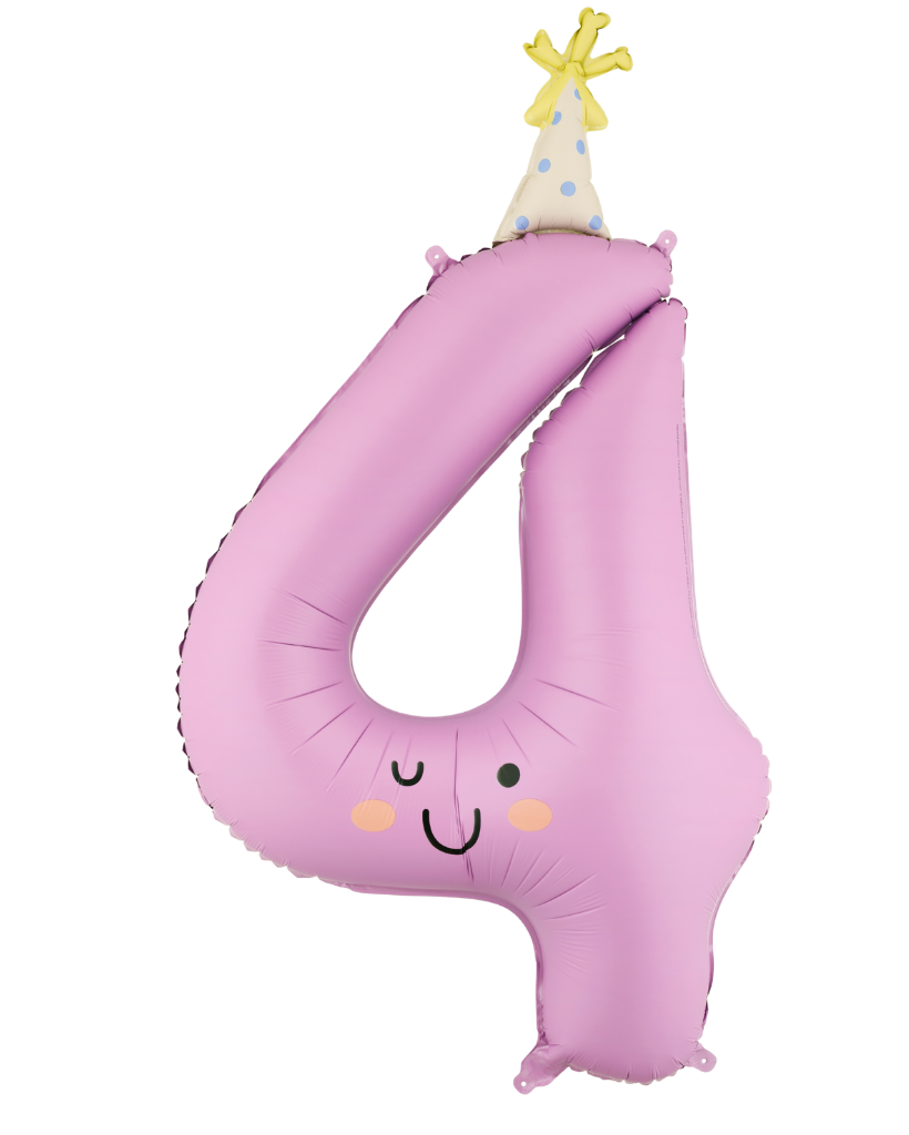 86cm Party Number Balloons (Flat)