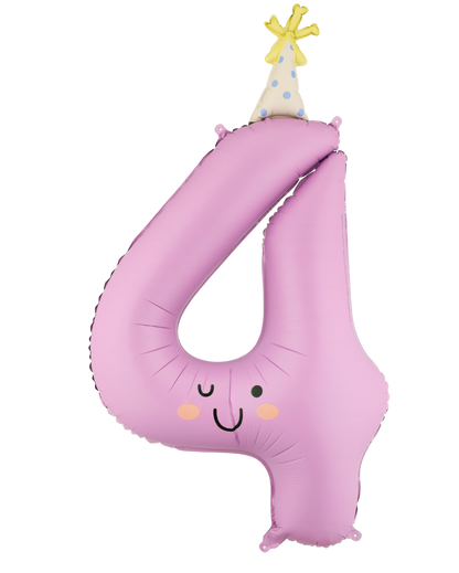 86cm Party Number Balloons (Flat)