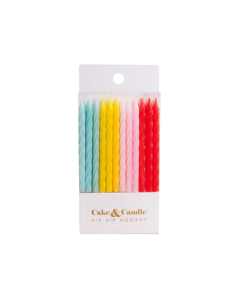 Fun Spiral Birthday Candles