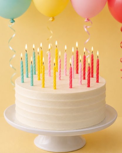 Fun Spiral Birthday Candles