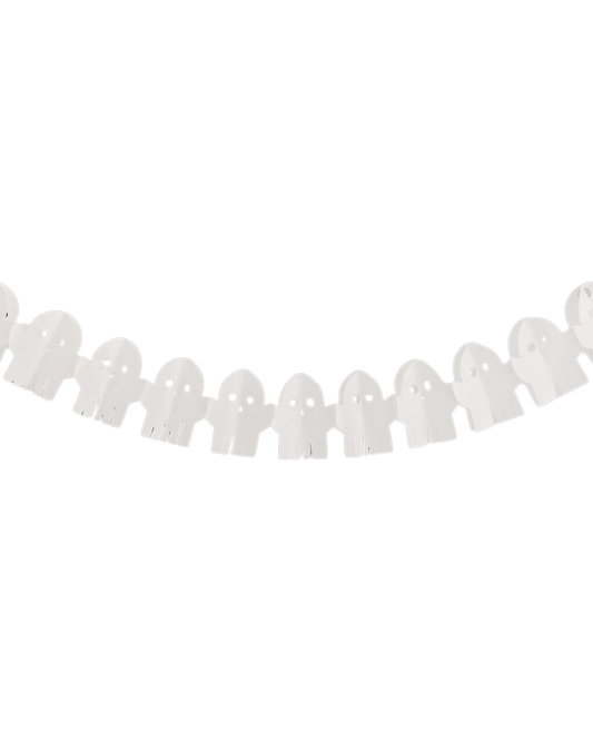 Tissue Paper Ghost Garland
