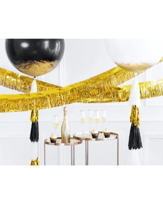 Gold Foil Curtain Fringe