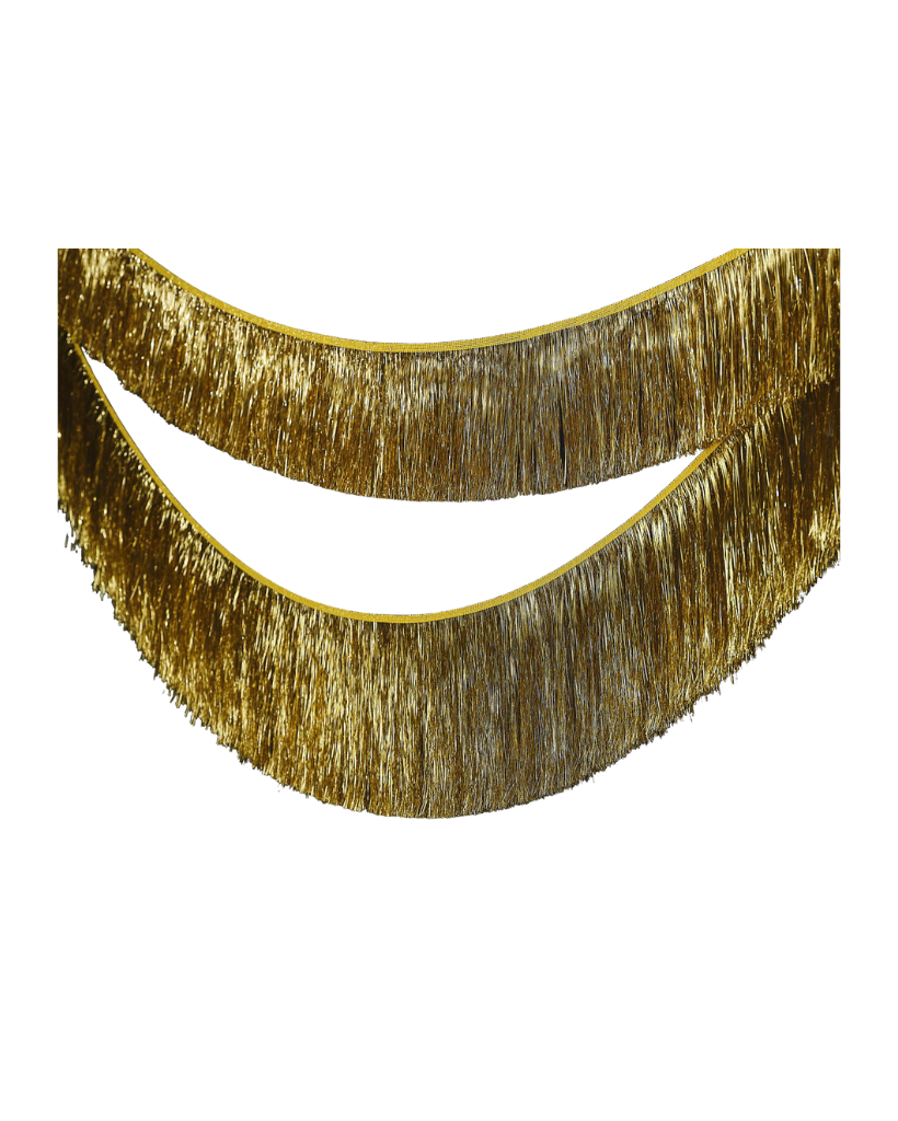 Gold Tinsel Fringe