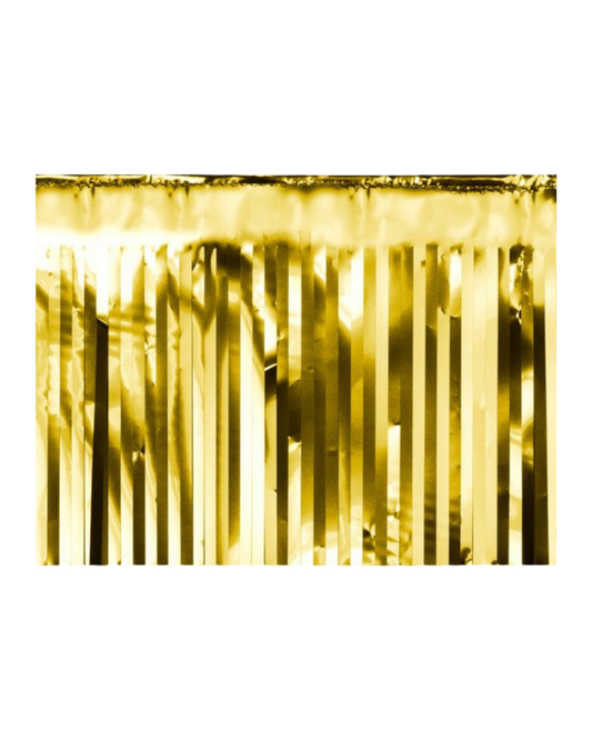Gold Foil Curtain Fringe