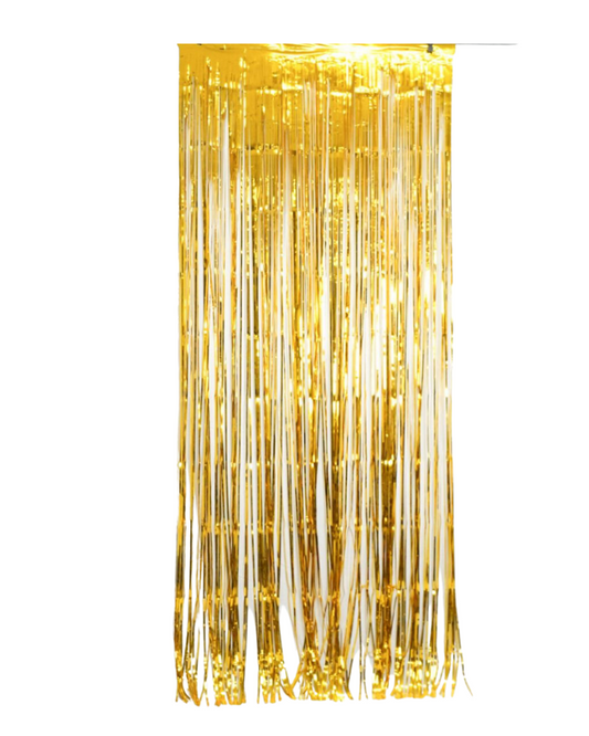 Gold Foil Curtain