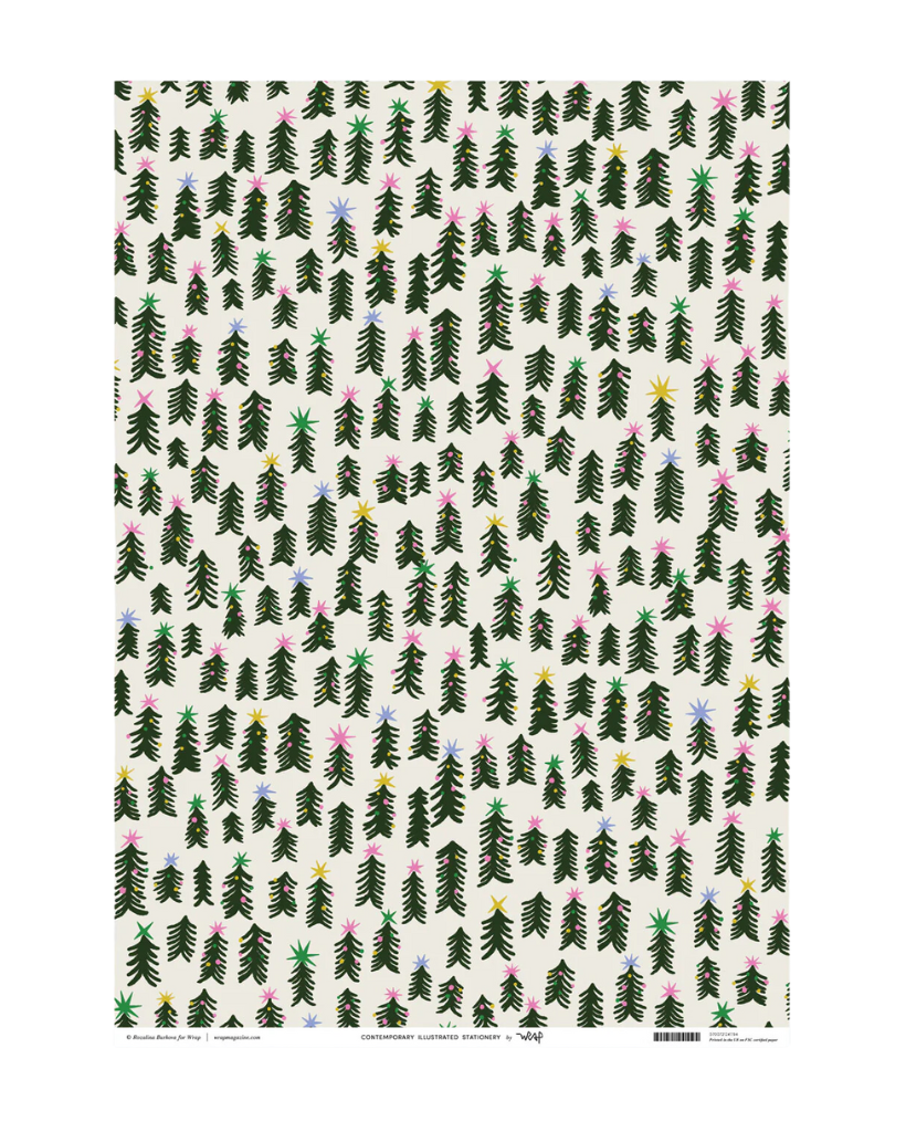 Fir Tree Christmas Wrapping Paper