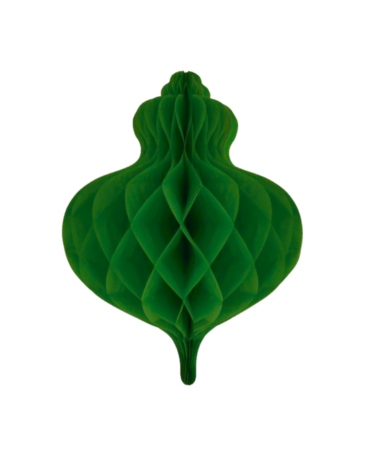 Green 40cm Honeycomb Bauble