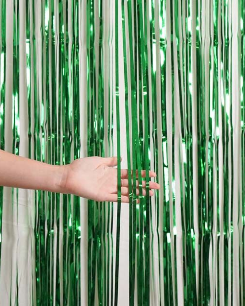 Green Foil Curtain