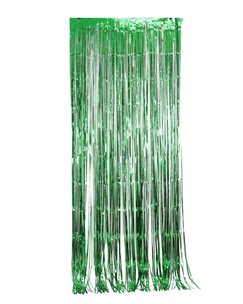 Green Foil Curtain