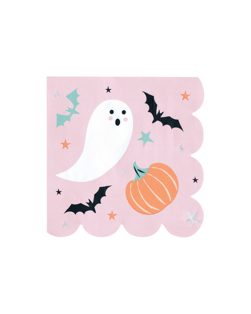 Pastel Haunted Halloween Napkins