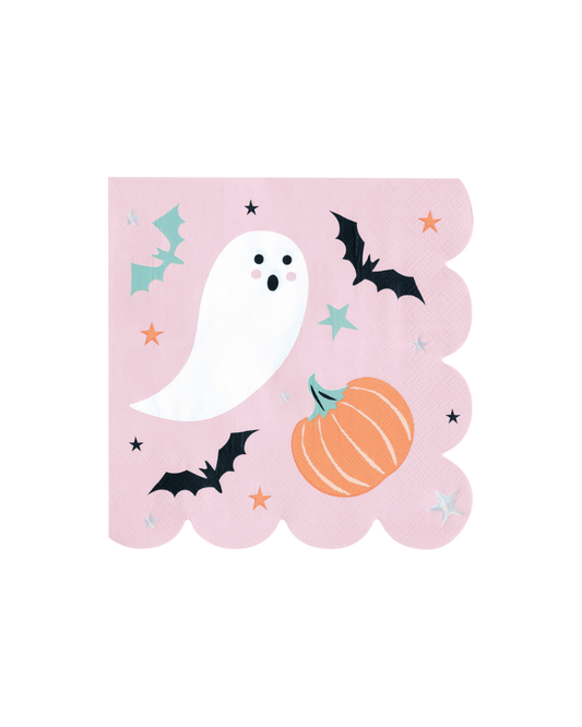 Pastel Haunted Halloween Napkins