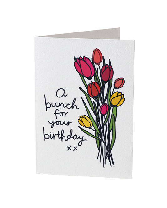 A Bunch For Your Birthday Card