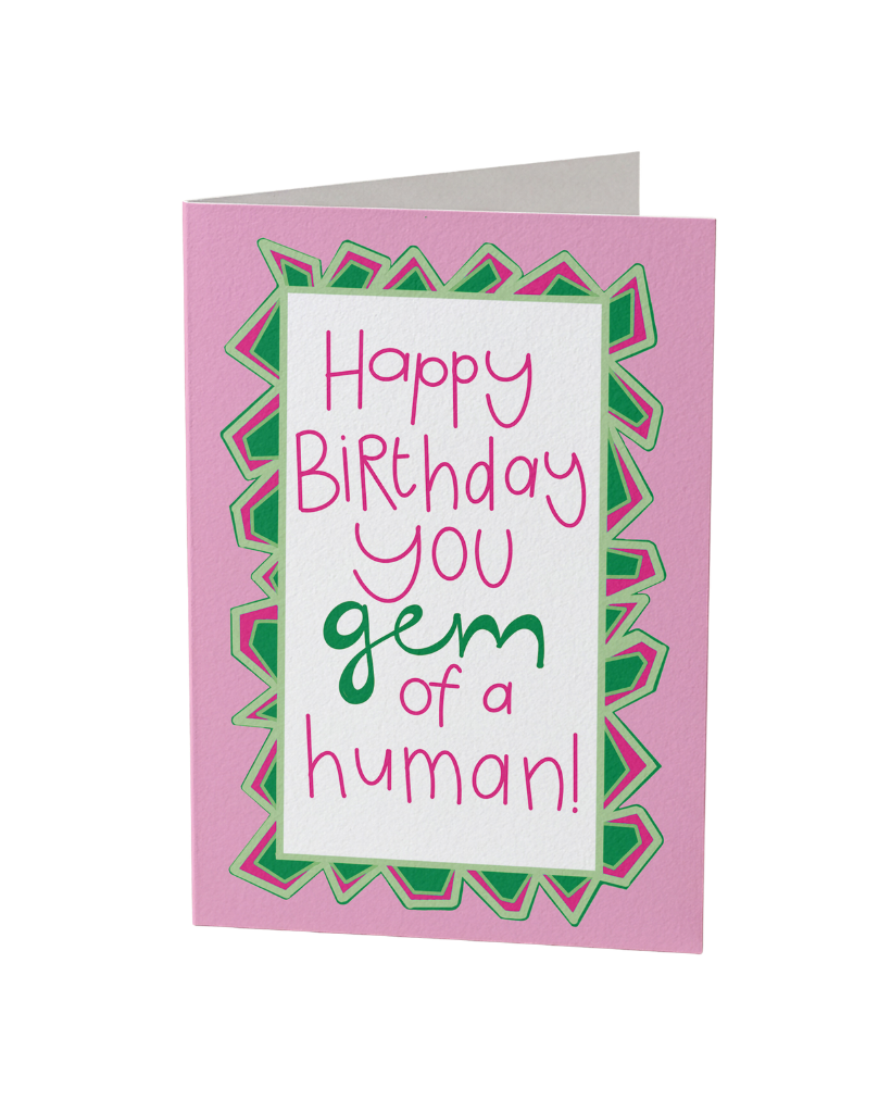 Happy Birthday You Gem Of A Human Card