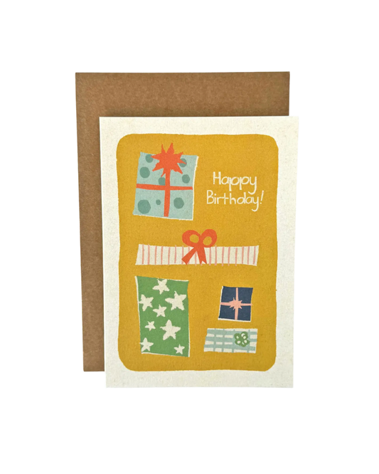Happy Birthday Presents Card