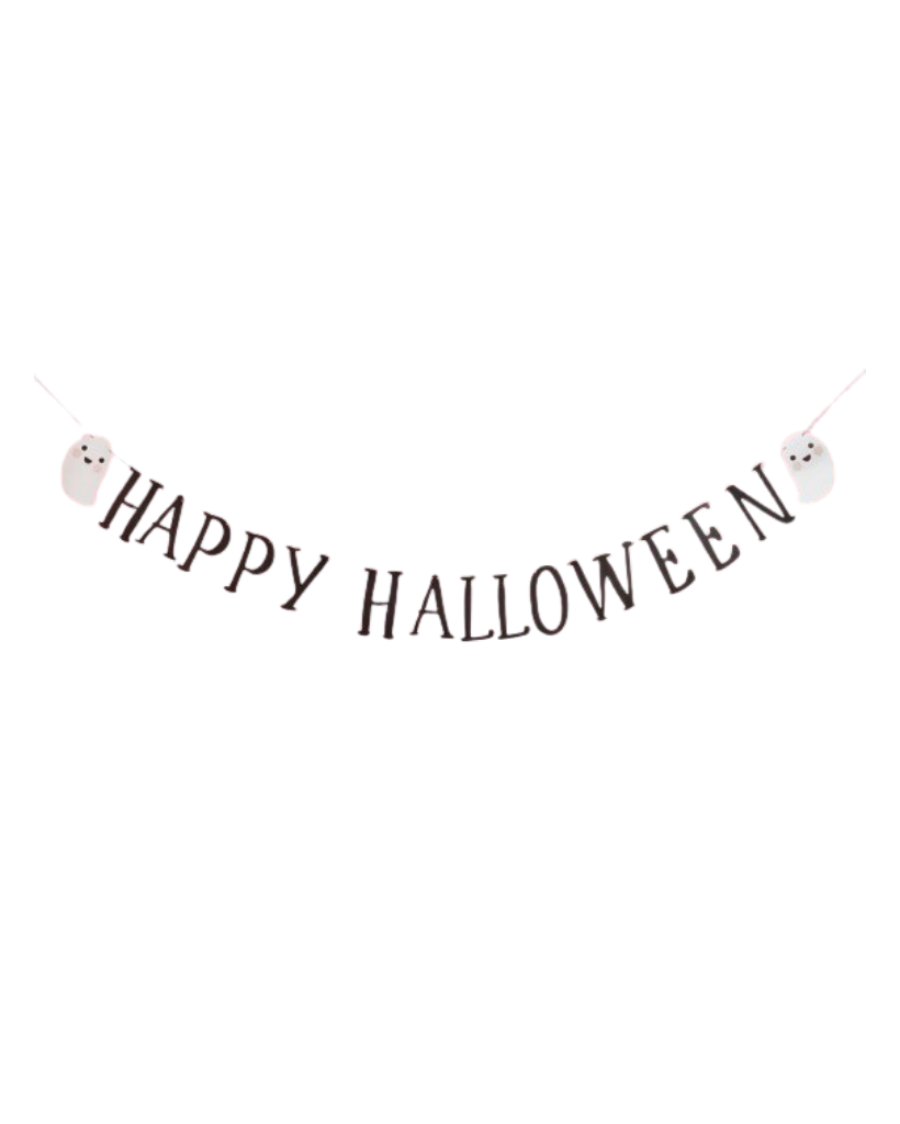 Happy Halloween Ghost Garland