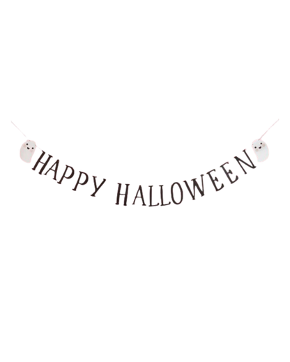 Happy Halloween Ghost Garland