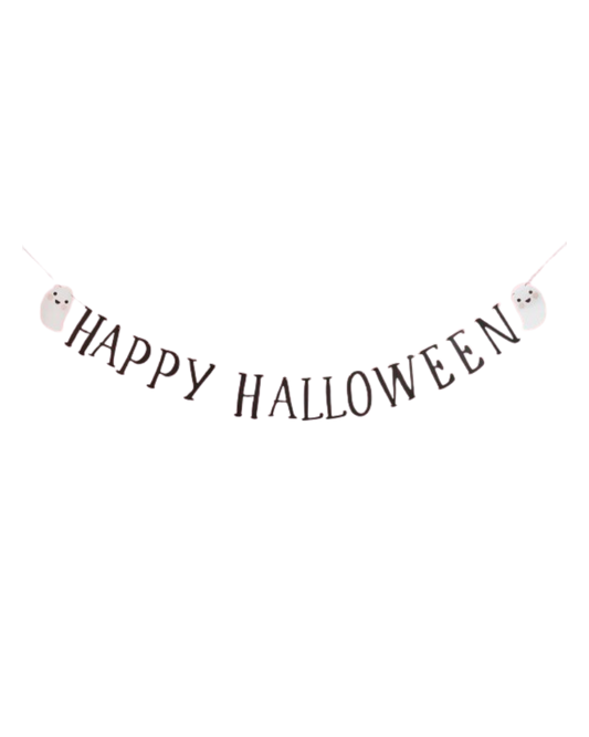 Happy Halloween Ghost Garland
