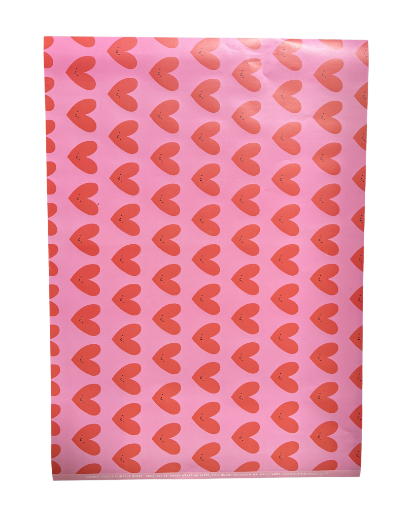 Happy Hearts Wrapping Paper